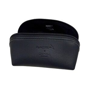 Shinola Detroit Flagship American Airlines  Black Zip Amenity Toiletry Bag Empty
